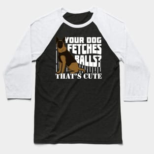 German Shepherd Police Dog Officer Gift Baseball T-Shirt